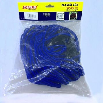 Carub 120x80 cm Mavi Hko Elastik Bagaj Filesi