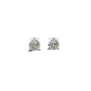 Carub BR3047002 Hk Beyaz Yuvarlak 6,5 cm Takım Sis Lambası