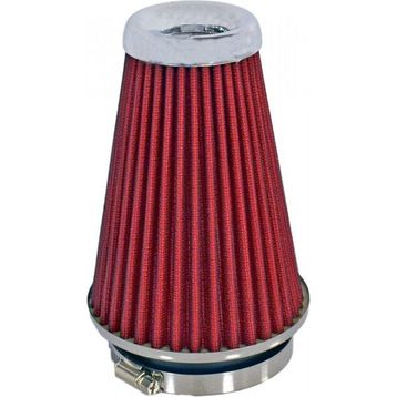 Carub BR4686001 Hk 2 Aparat Krom Kırmızı Uzun Tip Hava Filtresi