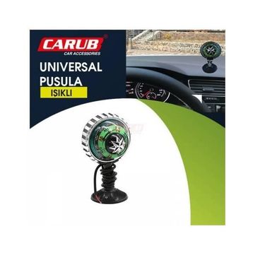 Carub Nostalji Vantuzlu Büyük Işıklı Pusula