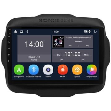 Carvocal Jeep Renegade 2014-2018 Android Multimedya Sistemi