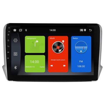 Carvocal Peugeot 208 2013-2021 Android Multimedya Sistemi