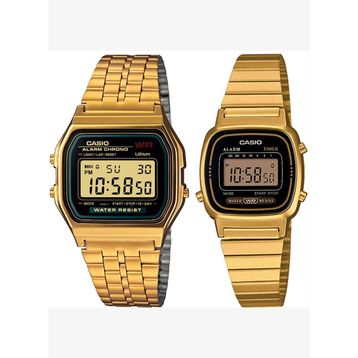Casio A159WGEA-1DF-LA670WGA-1DF Çift Kol Saati
