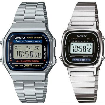 Casio A168WA-1WDF - LA670WA-1DF Çift Kol Saati