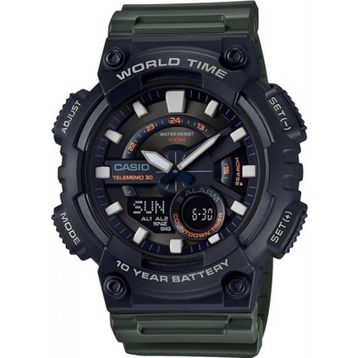 Casio AEQ-110W-3AVDF Yeşil Erkek Kol Saati