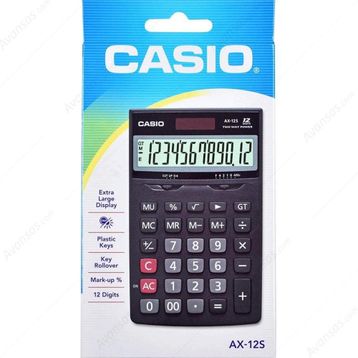 Casio AX-12 Masaüstü Hesap Makinesi 12 Haneli