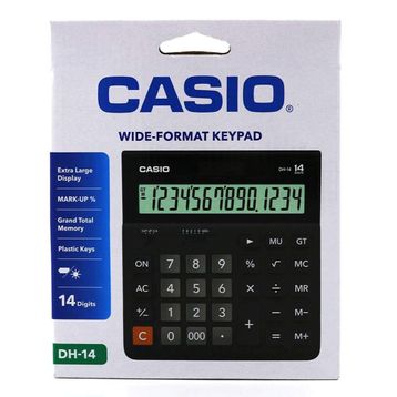 Casio DH-14-BK Hesap Makinesi