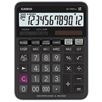 Casio DJ-120DPLUS WA 12 Hane Masaüstü Hesap Makinesi