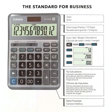 Casio DM-1600F Hesap Makinesi
