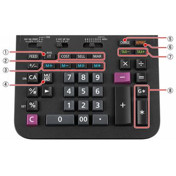 Casio DR-120R (TM) Hesap Makinesi