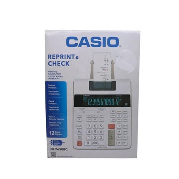 Casio FR-2650RC 12 Haneli E-DC Şeritli Hesap Makinesi
