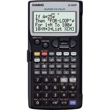 Casio FX-5800 P Bilimsel Kütüphane Programlı İntegral Kompleks Matrix Hesap Makinası