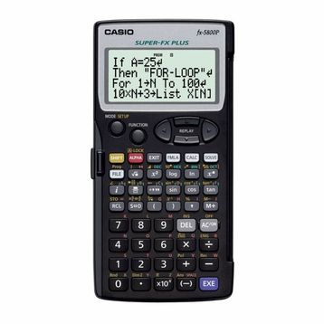 Casio FX-5800 P Bilimsel Kütüphane Programlı İntegral Kompleks Matrix Hesap Makinası