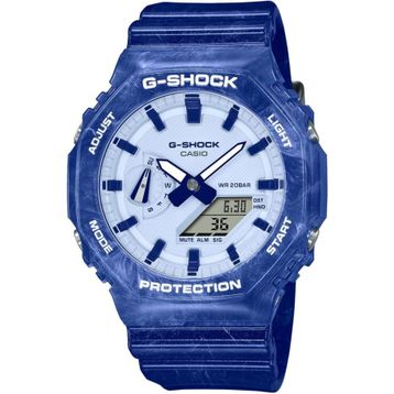 Casio GA-2100BWP-2ADR Mavi Erkek Kol Saati