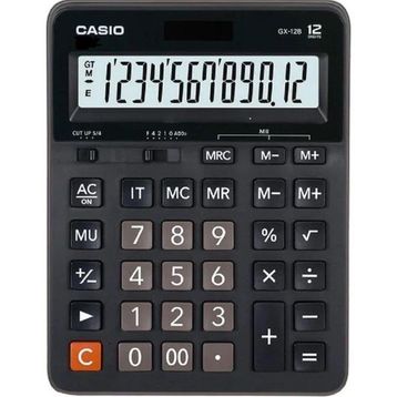 Casio GX-12B-BK-W-DC Hesap Makinesi