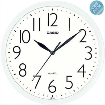 Casio IQ-05-7DF Beyaz Duvar Saati