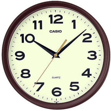 Casio IQ-151-5DF Kahverengi 24 cm Duvar Saati