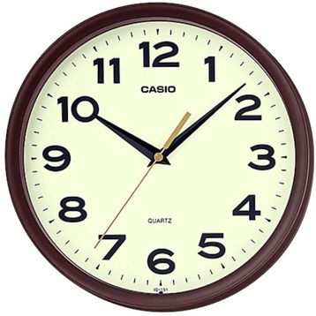 Casio IQ-151-5DF Kahverengi 24 cm Duvar Saati