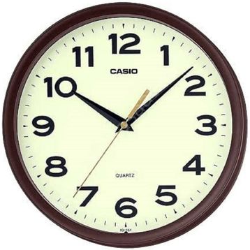 Casio IQ-151-5DF Kahverengi 24 cm Duvar Saati
