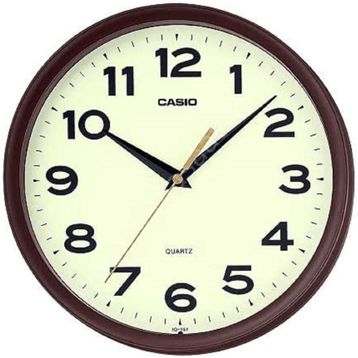 Casio IQ-151-5DF Kahverengi 24 cm Duvar Saati
