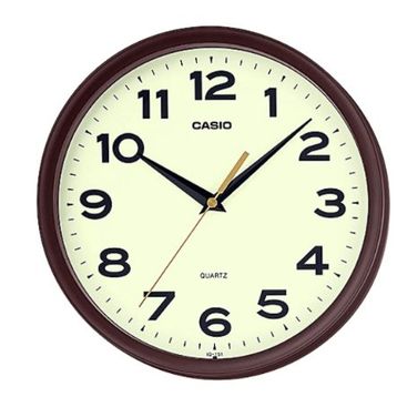 Casio IQ-151-5DF Kahverengi 24 cm Duvar Saati