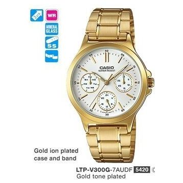 Casio Ltp-v300g-7audf Kadın Kol Saati