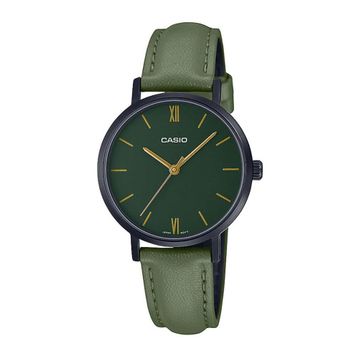 Casio LTP-VT02BL-3AUDF Yeşil Kadın Kol Saati