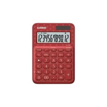 Casio MS-20UC-JRD 12 Hane Kırmızı Desenli Masa Üstü Hesap Makinesi
