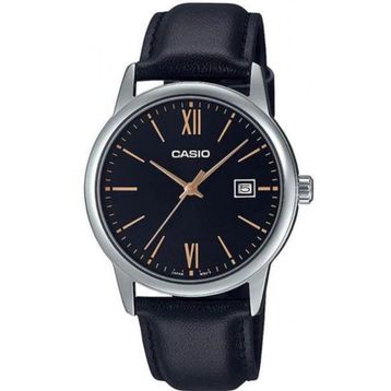 Casio MTP-V002L-1B3UDF Siyah Deri Kordon Erkek Kol Saati