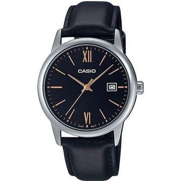 Casio MTP-V002L-1B3UDF Siyah Deri Kordon Erkek Kol Saati