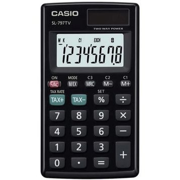 Casio Sl-797tv 8 Haneli Hesap Makinesi