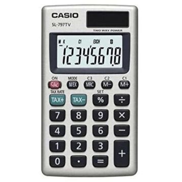 Casio Sl-797tv 8 Haneli Hesap Makinesi