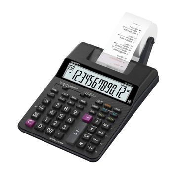 CasıoHR-100RC-BK-DC Şeritli 12 Hane Hesap Makinesi