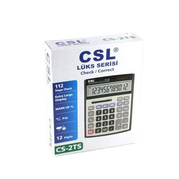 Caslo CS-2TS 12 Haneli Hesap Makinesi