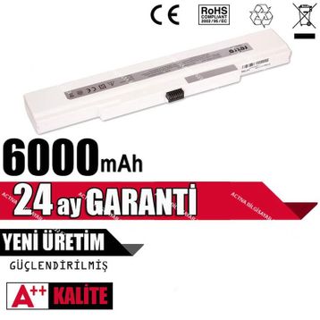 Casper CHY BEYAZ Uyumlu Laptop Batarya