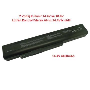Casper CND.2640-8M35P 6 Cell Siyah Batarya Pil