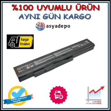 Casper CNE.2410-8M45P 6 Cell Siyah Batarya Pil