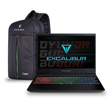 Casper Excalibur G770.1030-8DJ0X Intel Core i5 10300H 8GB RAM 240GB SSD GTX1650Ti 15.6 inç Dizüstü Bilgisayar