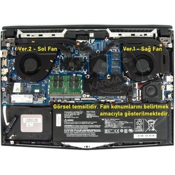 Casper Excalibur G780.1075-Df60x Notebook Ver.1 Sağ Fan