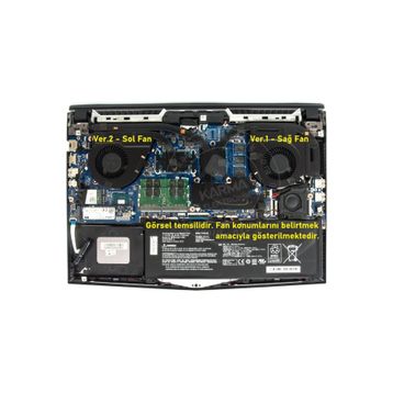 Casper Excalibur G780.1075-EQJ0X-B Notebook Ver.1 Sağ Fan