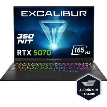 Casper Excalibur G915.1362-BX70A-C i7-13620H 16GB RAM 2TB SSD RTX 5060 Windows 11 Home 16 inç Oyun Bilgisayarı
