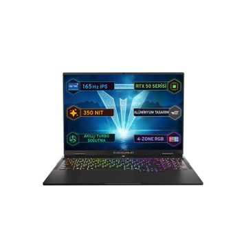 Casper Excalibur G915.240H-DX60X-C i7-240H 32GB RAM 2TB SSD 8GB RTX 5060 FreeDOS 16 inç Oyun Bilgisayarı
