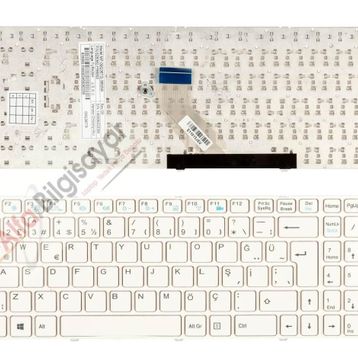 Casper MP-09Q33TQ-360W MP-09Q36-3602W Beyaz Klavye