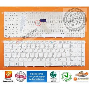Casper MP-09Q33TQ-360W MP-09Q36-3602W Beyaz Klavye