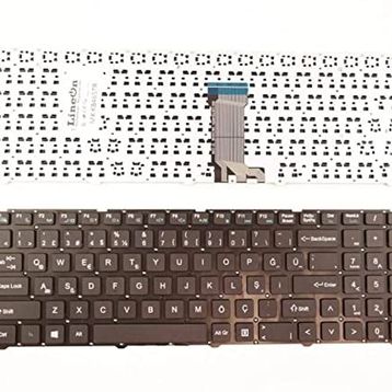 Casper Nirvana C600.7100-B130T-B Beyaz Notebook Klavye