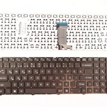 Casper Nirvana C600.7100-B130T-B Beyaz Notebook Klavye