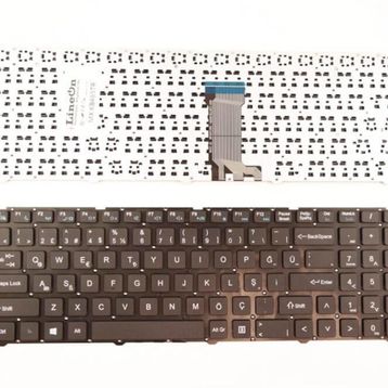 Casper Nirvana C600.7100-B130T-B Beyaz Notebook Klavye
