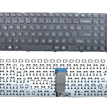 Casper Nirvana C600.7100-B130T-B Beyaz Notebook Klavye