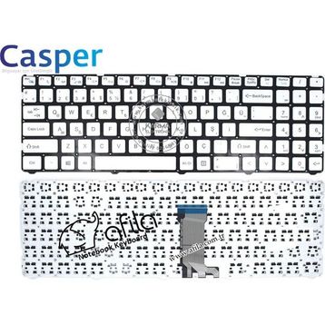 Casper Nirvana C600. C650 Notebook Klavyesi Beyaz