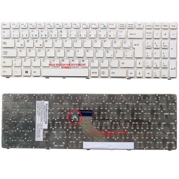Casper Nirvana CKY-3210-8N45V-F Beyaz Klavye